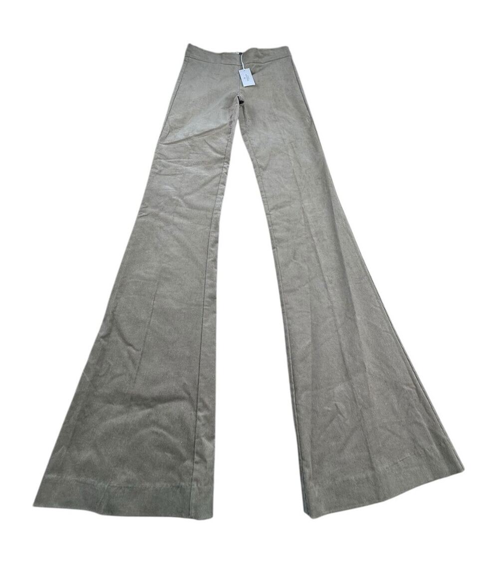 Avenue Montaigne Bellini Khaki Corduroy Flare Pants Women’s Size 4 NWT